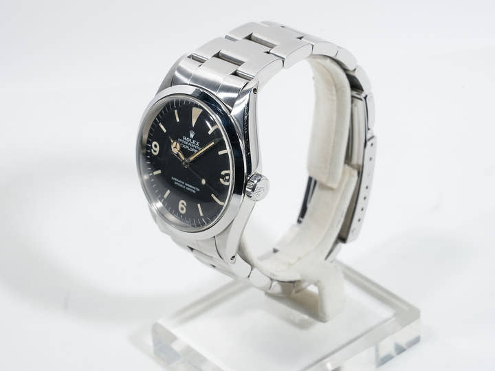 ロレックス エクスプローラーI Ref.1016 ステンレススチール ブラック文字盤 中古 jnwkn5yz