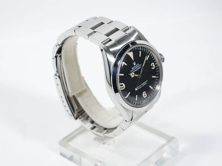ロレックス エクスプローラーI Ref.1016 ステンレススチール ブラック文字盤 中古 jnwkn5yz