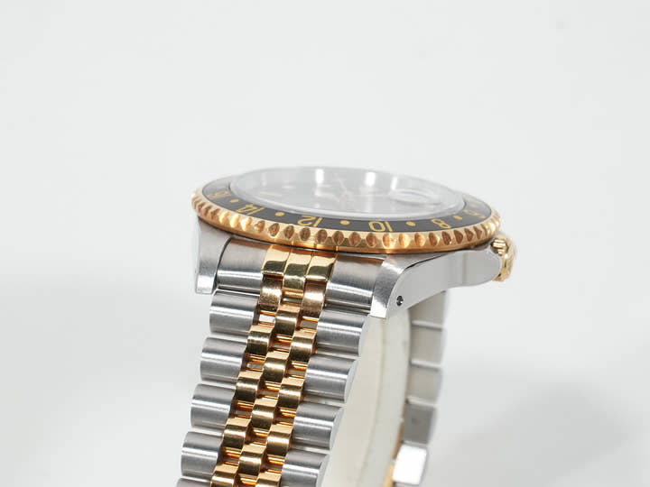 ロレックス GMTマスターII TIFFANY&CO. Ref.16713 ステンレススチール/イエローゴールド ブラック文字盤 美中古 vjff9ry7