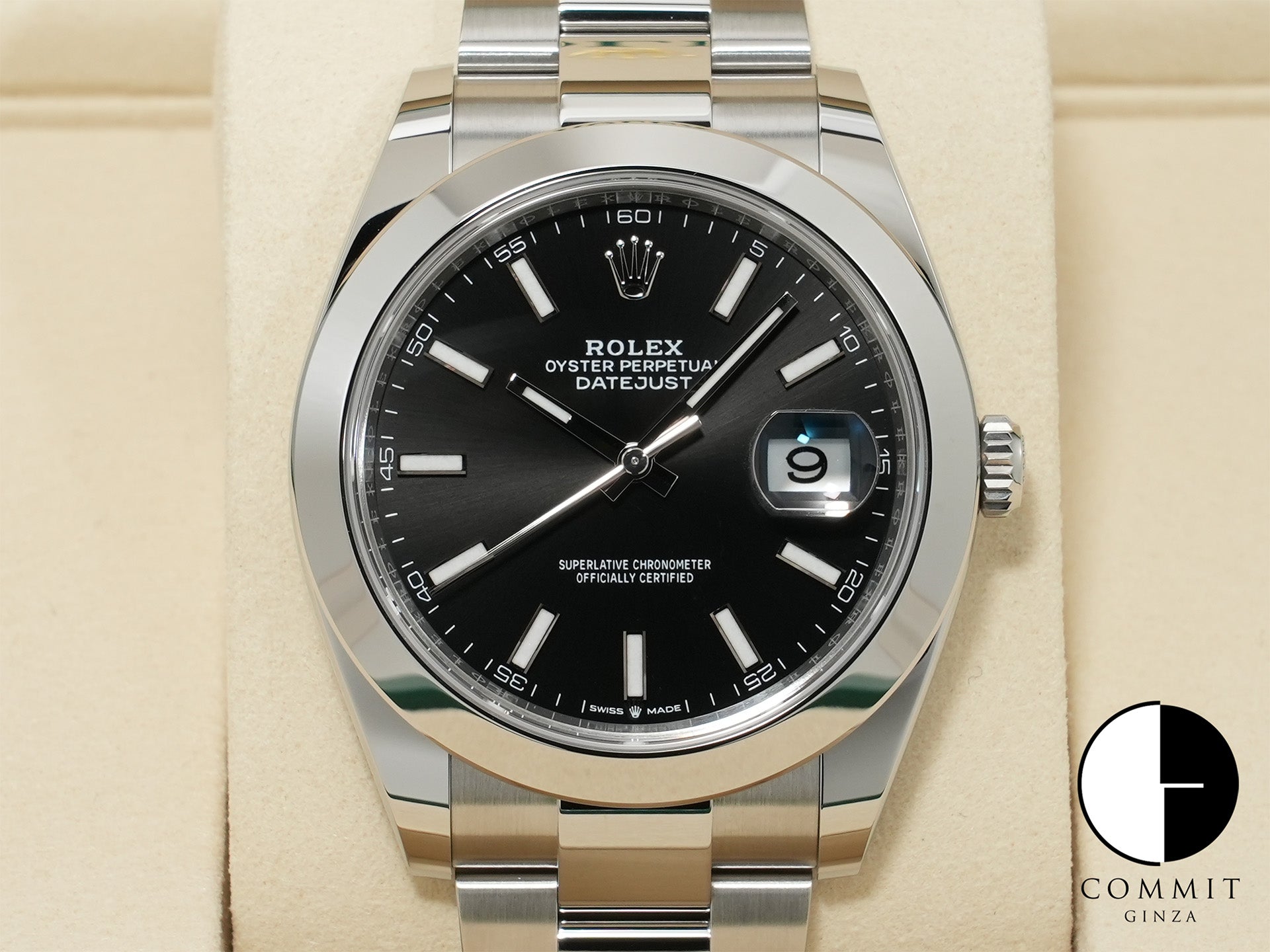 Rolex Datejust 41 Ref. 126300 Stainless Steel Black Dial Oyster Bracelet Unused eood8z3q
