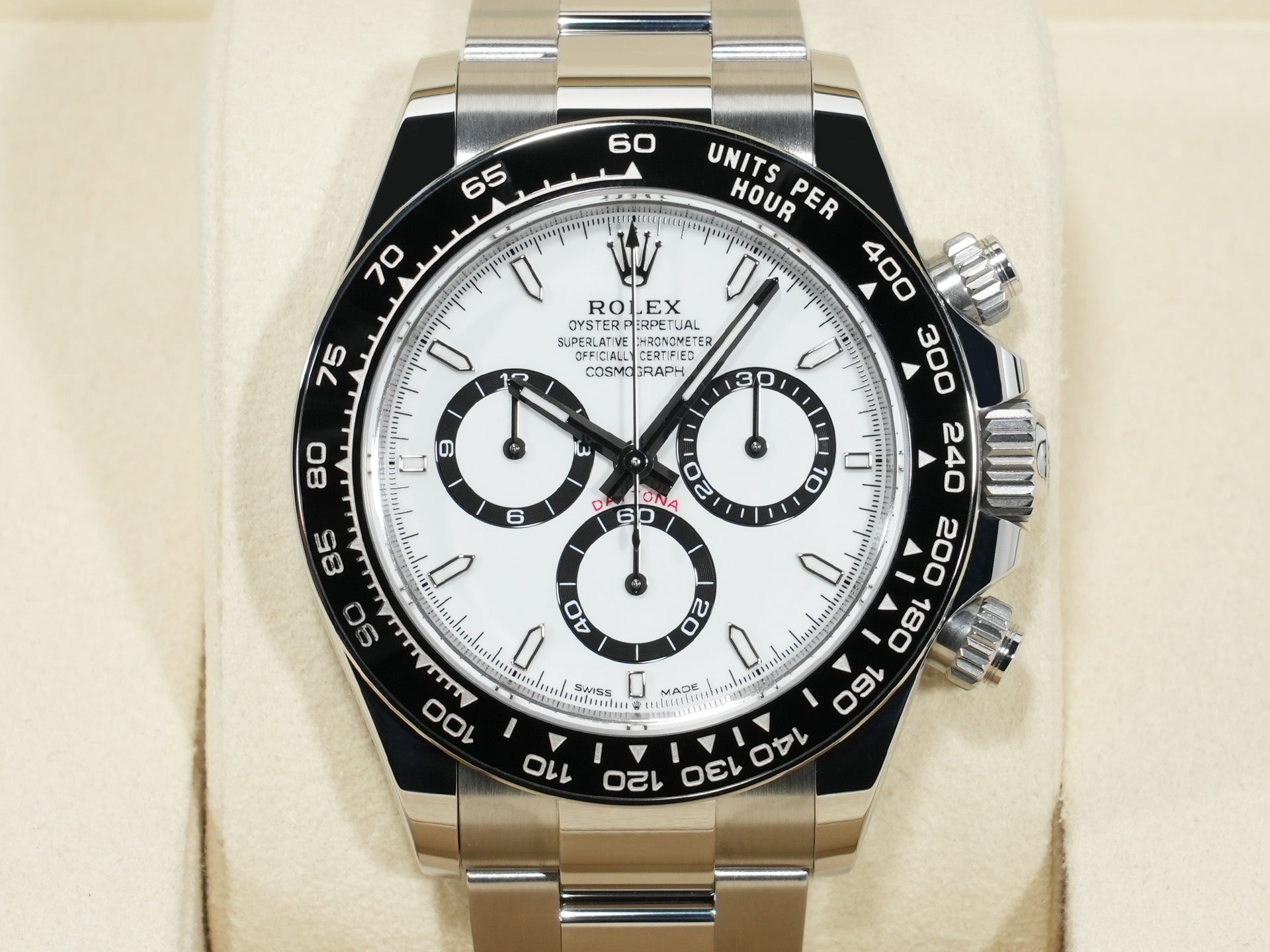 Rolex Daytona Ref. 126500LN Stainless Steel White Dial Excellent Condition 7pqqoogc