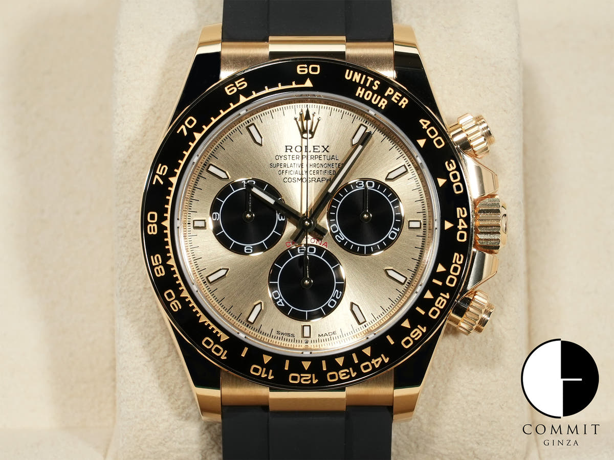 Rolex Daytona Ref. 126518LN Yellow Gold with Golden and Bright Black Dial, Unused, kyc5scp6