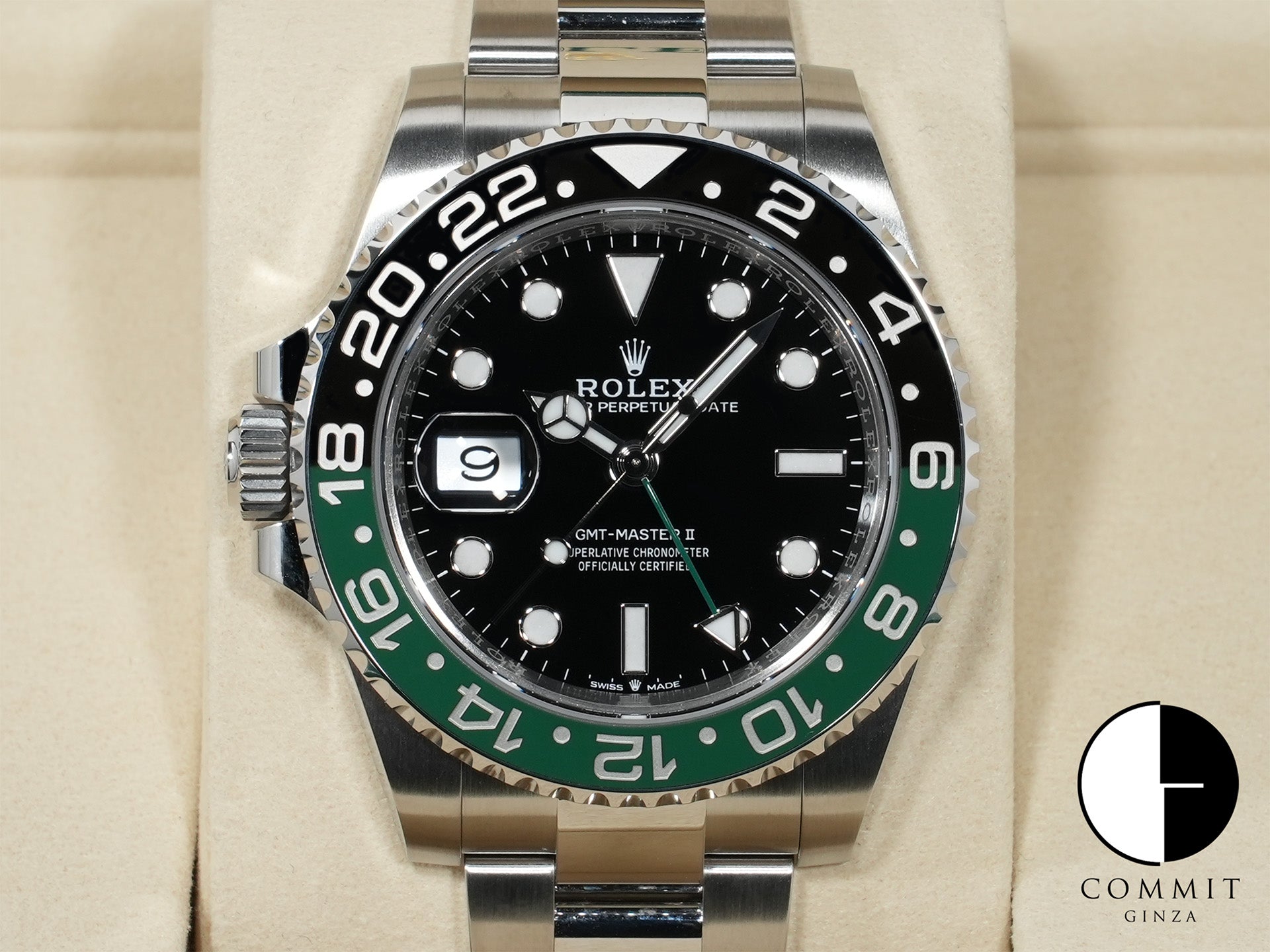 Rolex GMT-Master II Ref. 126720VTNR Stainless Steel Black Dial Oyster Bracelet Unused ca3b5i4h