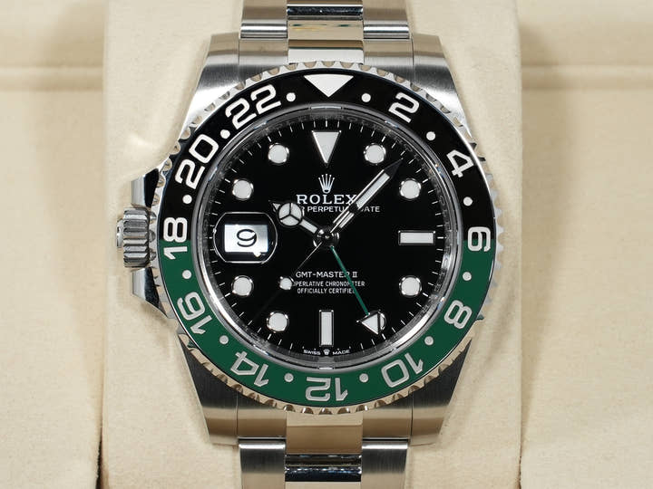 Rolex GMT-Master II Ref. 126720VTNR Stainless Steel Black Dial Oyster Bracelet Unused ca3b5i4h
