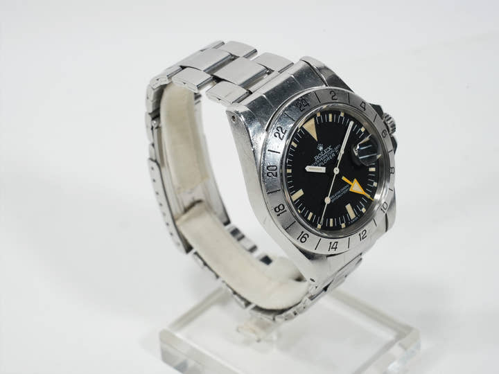 Pre-owned Rolex Explorer II Ref. 1655 Stainless Steel Black Dial Oyster Bracelet mdct9y62