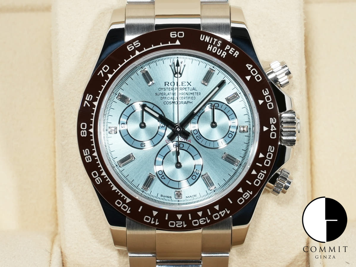 Rolex Daytona Ref. 116506A Platinum Ice Blue Dial Excellent Condition cnu9x7o3