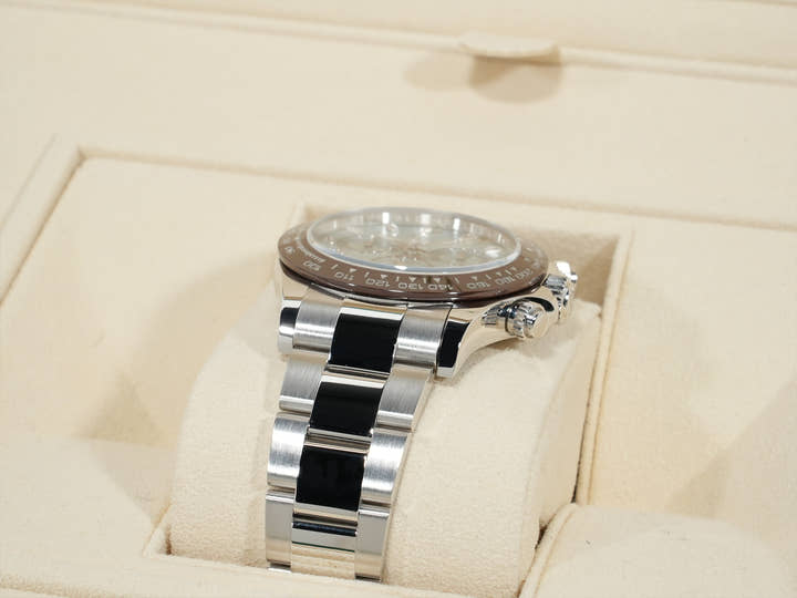 Rolex Daytona Ref. 116506A Platinum Ice Blue Dial Excellent Condition cnu9x7o3