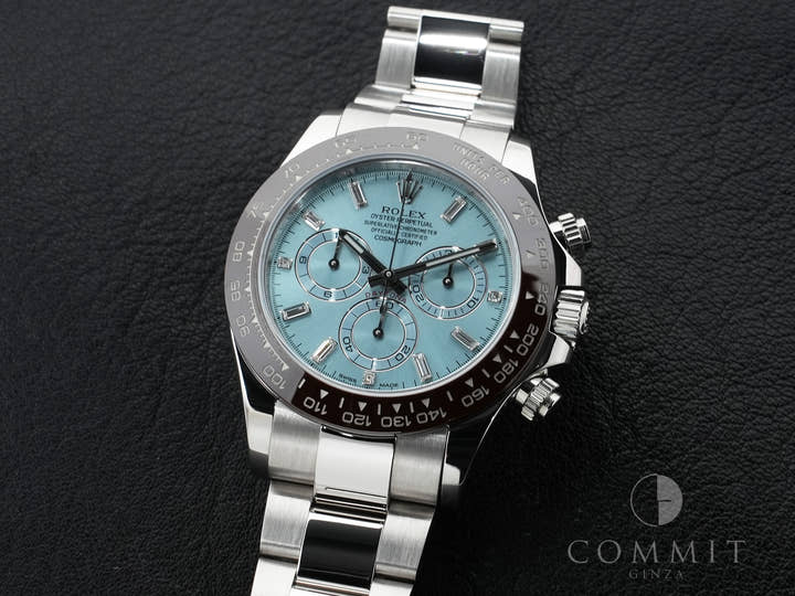 Rolex Daytona Ref. 116506A Platinum Ice Blue Dial Excellent Condition cnu9x7o3