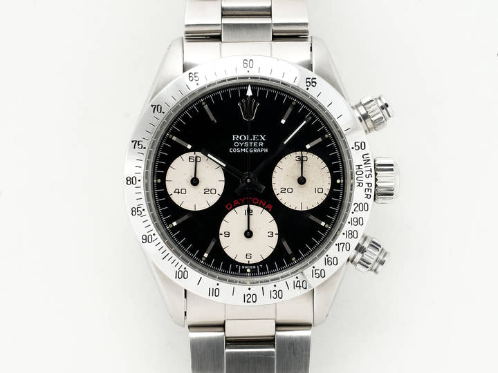 Pre-owned Rolex Daytona Ref. 6265 Stainless Steel Black Dial smui5qkr