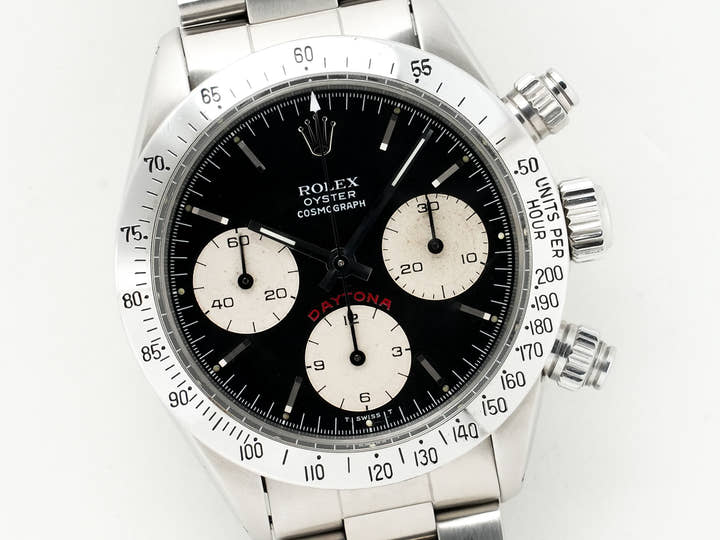 Pre-owned Rolex Daytona Ref. 6265 Stainless Steel Black Dial smui5qkr
