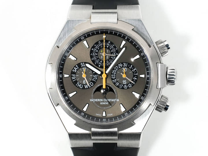 ヴァシュロンコンスタンタン オーヴァーシーズ パーペチュアルカレンダー クロノグラフ Ref.49020/000W-9656 ステンレススチール グレー文字盤 中古 v3zsop3a