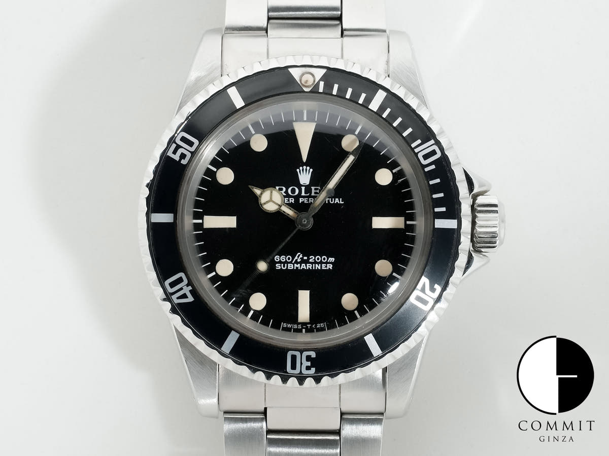 ロレックス サブマリーナー Ref.5513 ステンレススチール ブラック文字盤 中古 qredjunt