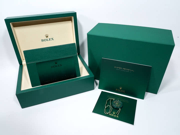 Rolex GMT-Master II Ref. 126710GRNR Stainless Steel Black Dial Oyster Bracelet Unused djenpgm3