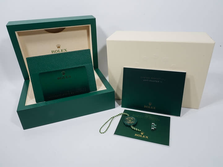 Rolex GMT-Master II Ref. 126710GRNR Stainless Steel Black Dial Jubilee Bracelet Unused 2qmr4fwt