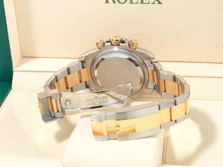 ロレックス デイトナ Ref.126503G ステンレススチール/イエローゴールド ブラックxゴールデンx8Pダイヤ文字盤 中古 wxiyhapz