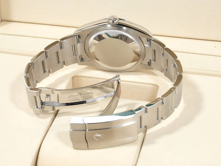 ロレックス オイスターパーペチュアル36 Ref.126000 ステンレススチール ターコイズ文字盤 未使用 xfv79h49