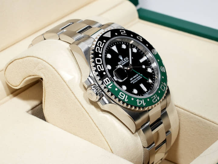 Rolex GMT-Master II Ref. 126720VTNR Stainless Steel Black Dial Oyster Bracelet Unused ff8hs5d9