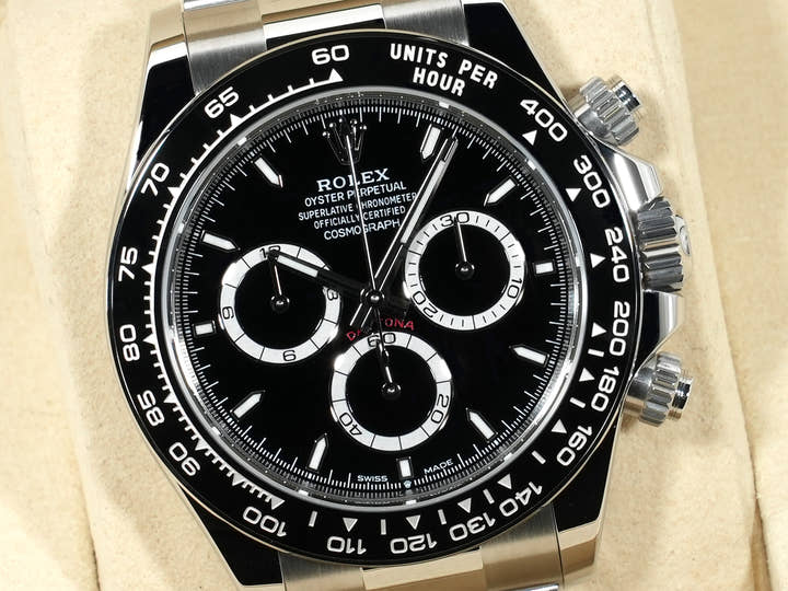 ロレックス デイトナ Ref.126500LN ステンレススチール ブラック文字盤 未使用 3nsrxah8