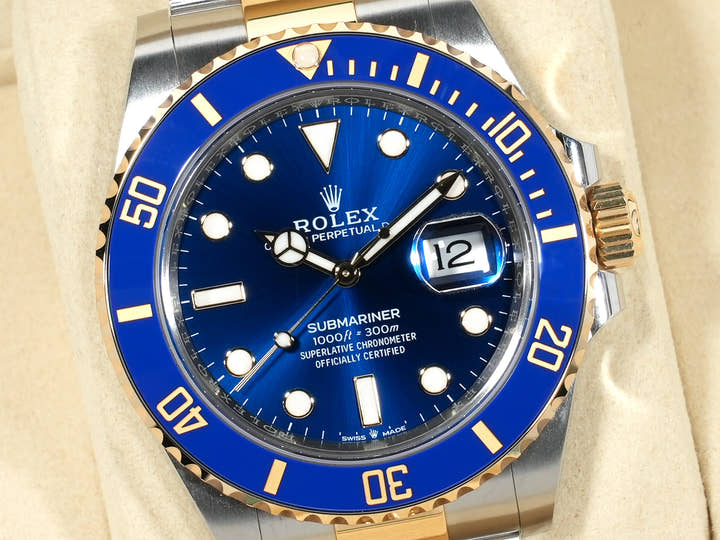 ロレックス サブマリーナー デイト Ref.126613LB ステンレススチール/イエローゴールド ブルー文字盤 未使用 sxhd9kjd