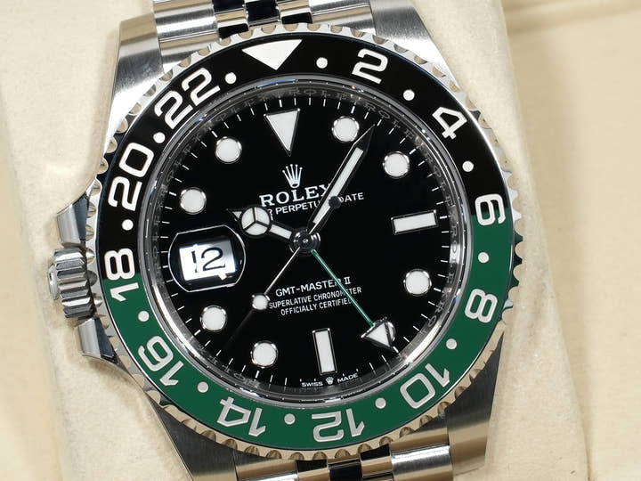 ロレックス GMTマスターII Ref.126720VTNR ステンレススチール ブラック文字盤 ジュビリーブレスレット 未使用 gp5rty92