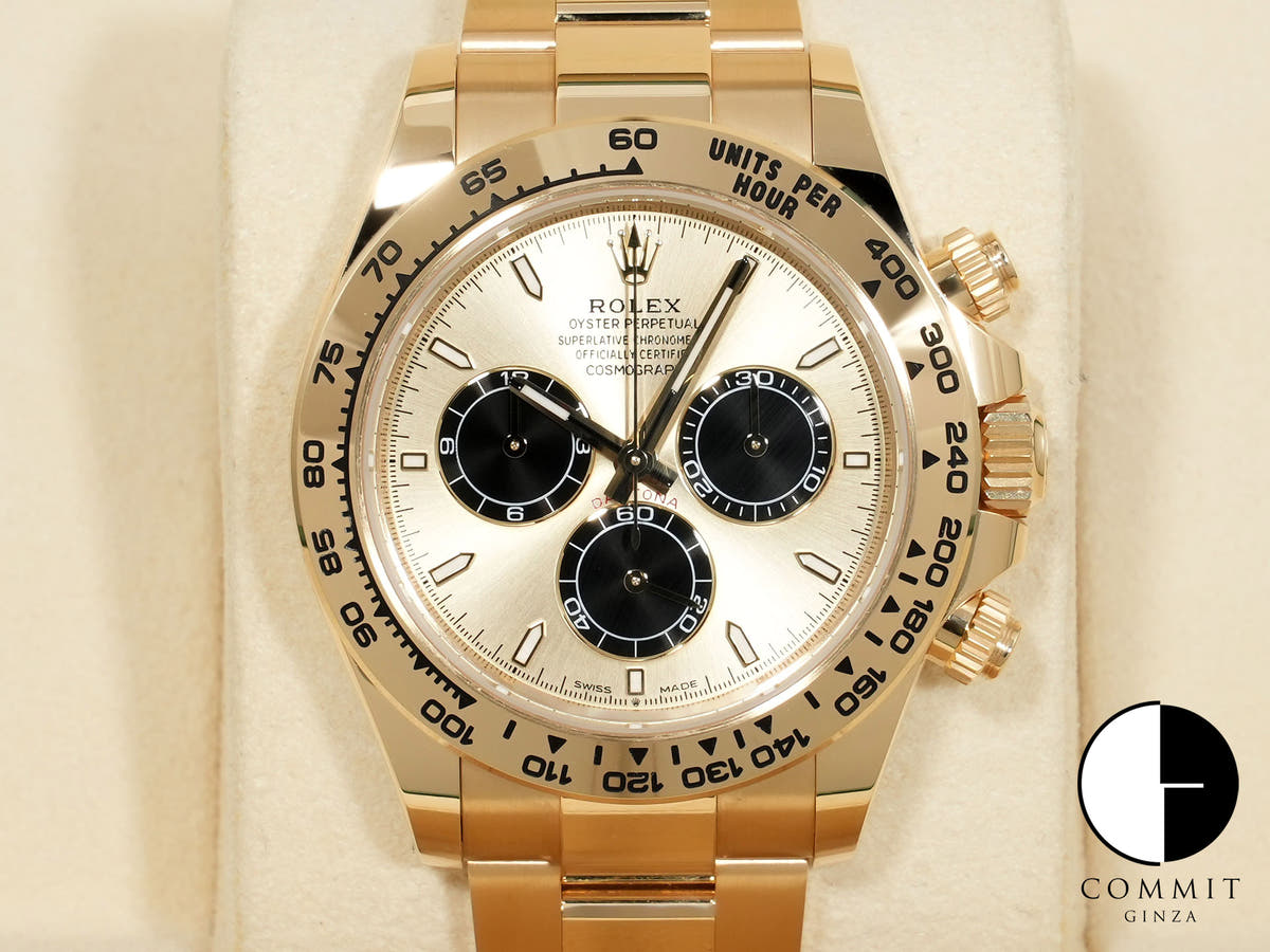 Rolex Daytona Ref. 126508 Yellow Gold with Golden and Bright Black Dial, Unused, abso9wu3