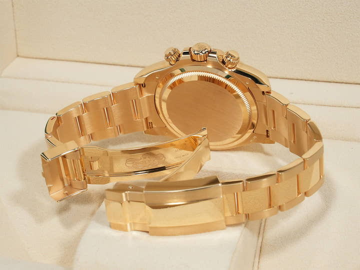 Rolex Daytona Ref. 126508 Yellow Gold with Golden and Bright Black Dial, Unused, abso9wu3