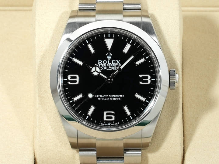 Rolex Explorer 40 Ref. 224270 Stainless Steel Black Dial Oyster Bracelet Unused wwokmeid