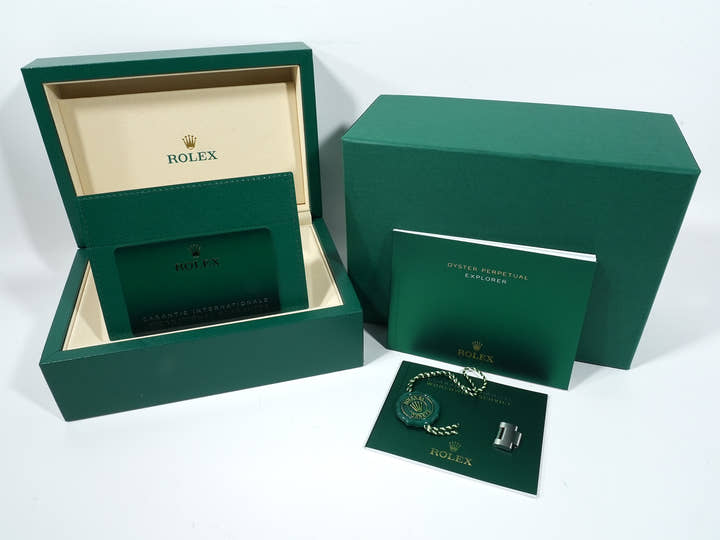 Rolex Explorer 40 Ref. 224270 Stainless Steel Black Dial Oyster Bracelet Unused wwokmeid