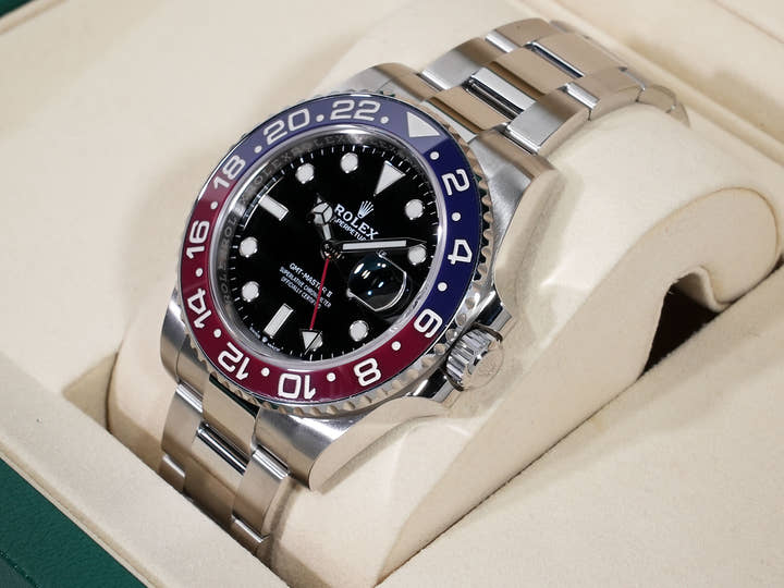 Rolex GMT-Master II Ref. 126710BLRO Stainless Steel Black Dial Oyster Bracelet Excellent Condition krgqtemk