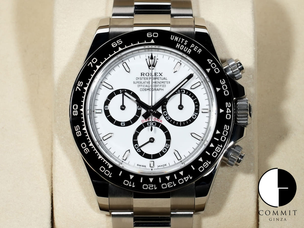 Pre-owned Rolex Daytona Ref. 126500LN Stainless Steel White Dial (egdroopj)