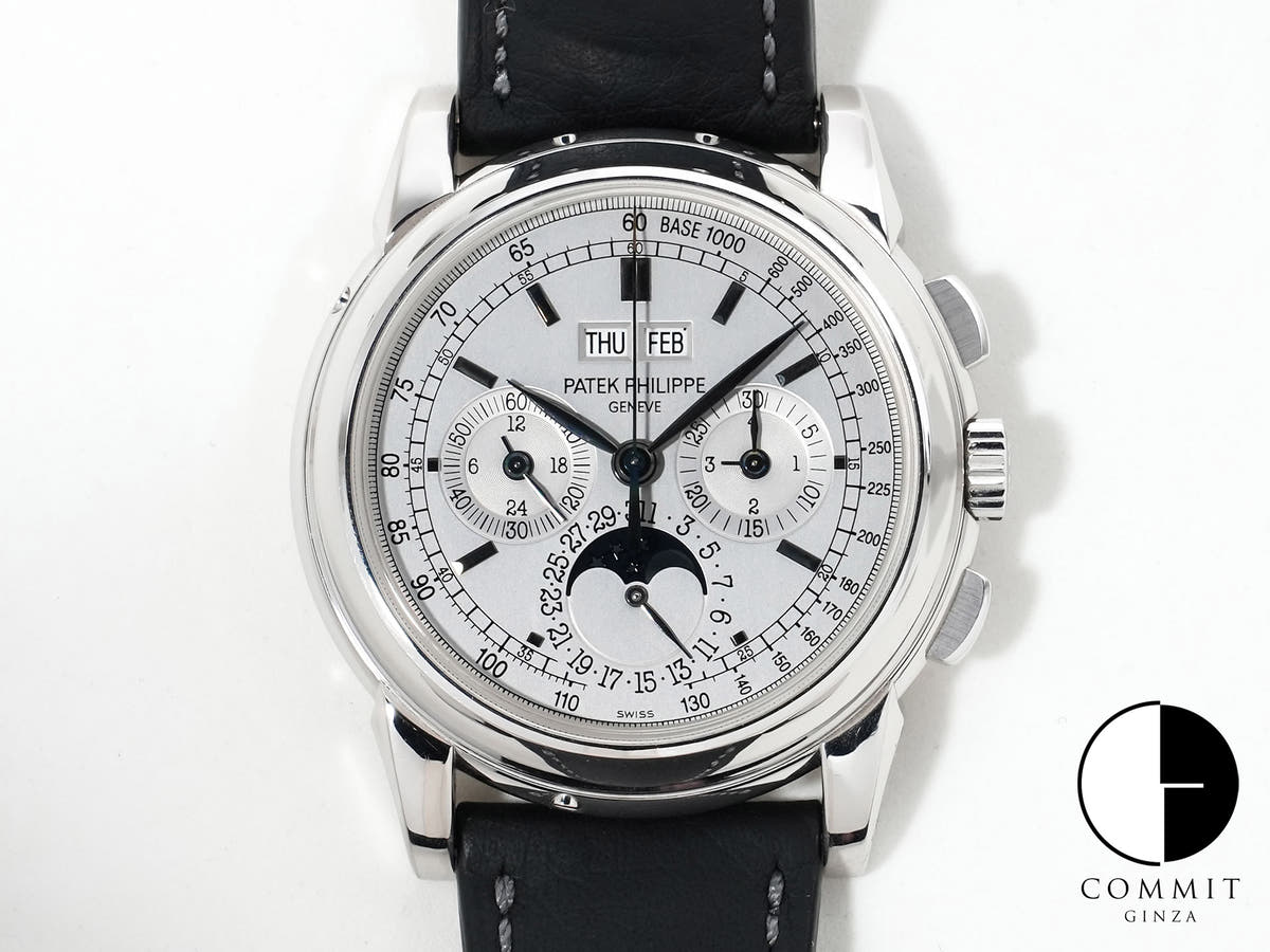 Patek Philippe Perpetual Calendar Chronograph Ref. 5970G-001 White Gold Silver Dial Pre-owned xoyge9ui