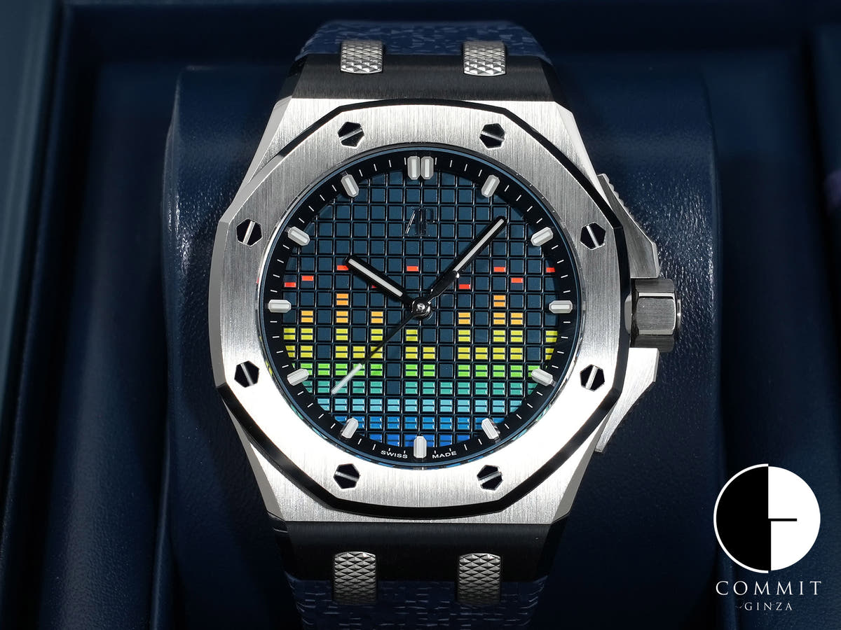Audemars Piguet Royal Oak Offshore Music Edition Ref. 77600TI.OO.A343CA.01 Titanium Blue Dial Unused mzwpdi5h