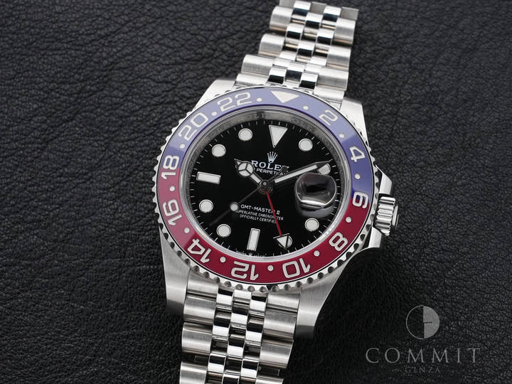 ロレックス GMTマスターII Ref.126710BLRO ステンレススチール ブラック文字盤 ジュビリーブレスレット 中古 rez63cvi