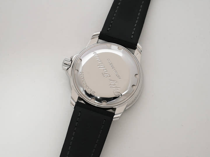 ブランパン フィフティ ファゾムス オートマティック Ref.5015-1130-52A ステンレススチール ブラック文字盤 美中古 m9n9fvf6