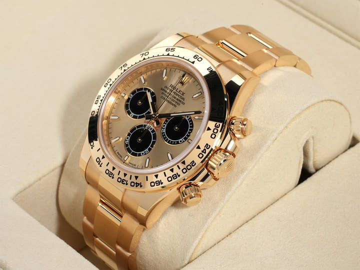 ロレックス デイトナ Ref.126508 イエローゴールド ゴールデンxブライトブラック文字盤 未使用 u4efqfv8