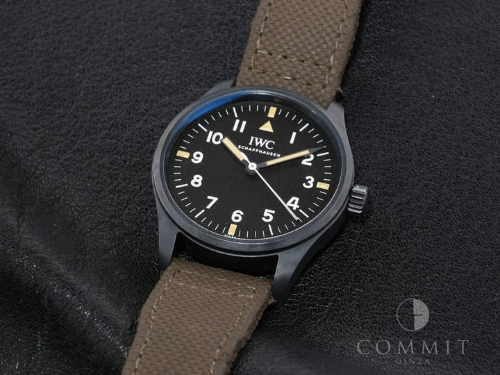 IWC パイロットウォッチ マーク XVIII ホディンキー Ref.IW324801 セラタニウム ブラック文字盤 中古 696cdgza