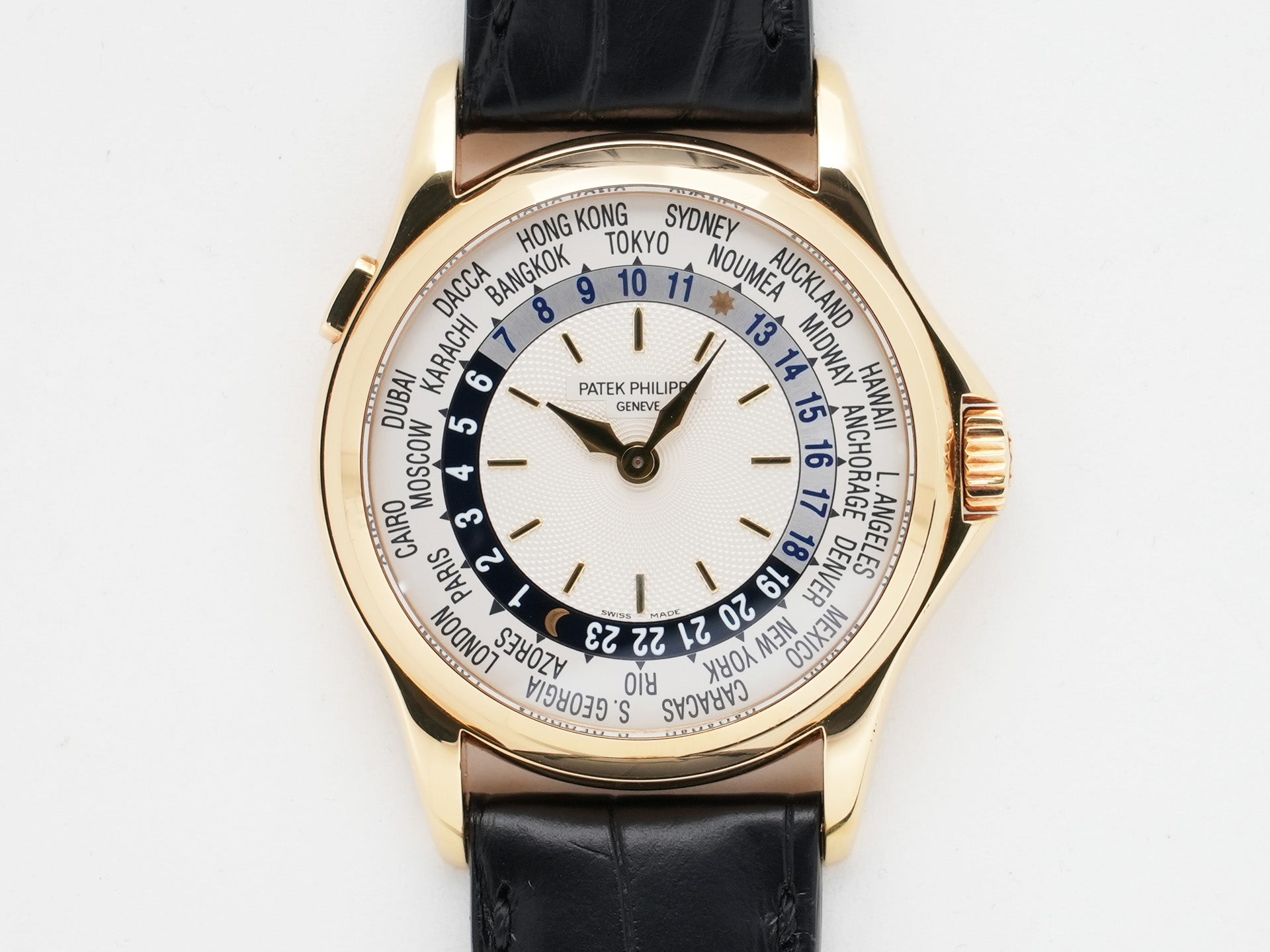 パテックフィリップ コンプリケーション ワールドタイム Ref.5110J-001 イエローゴールド シルバー文字盤 中古 3m2s9qng
