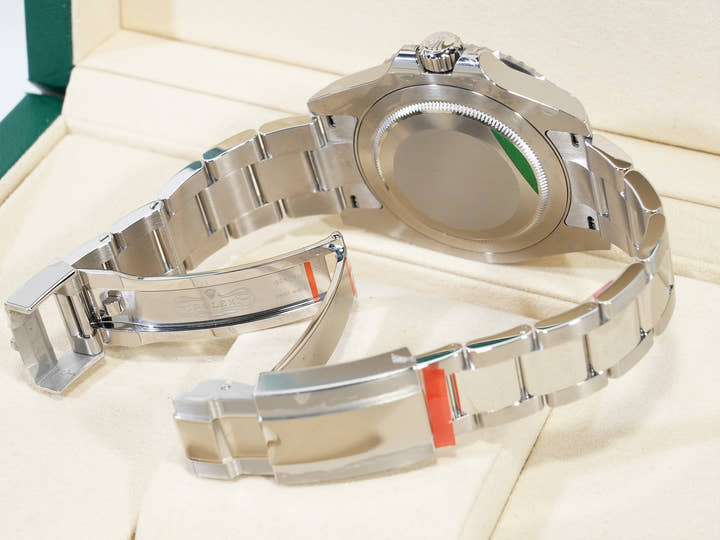 ロレックス GMTマスターII Ref.126710GRNR ステンレススチール ブラック文字盤 オイスターブレスレット 未使用 p9ro7jyq