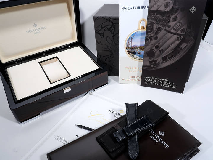 パテックフィリップ ノーチラス アニュアルカレンダー ムーンフェイズ Ref.5726A-001 ステンレススチール ブラック文字盤 極美品 n7btnmh7
