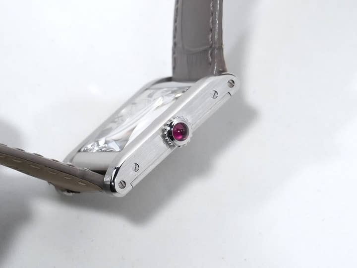 カルティエ タンク ノルマル Ref.WGTA0109 プラチナ シルバー文字盤 美中古 dsn7diuo