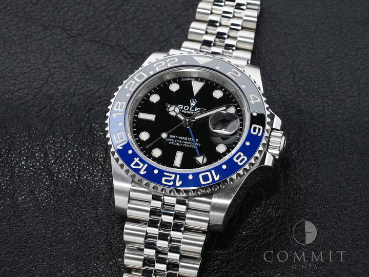 ロレックス GMTマスターII Ref.126710BLNR ステンレススチール ブラック文字盤 ジュビリーブレスレット 美中古 9wnua9vb