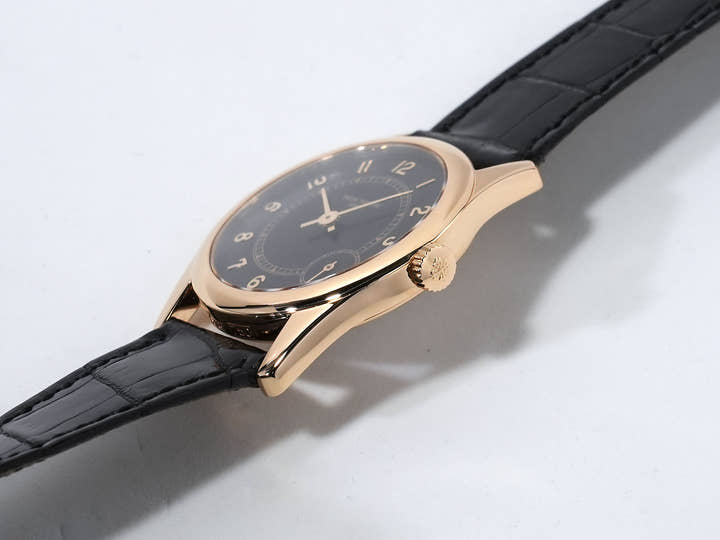 パテックフィリップ カラトラバ Ref.5000J イエローゴールド ブラック文字盤 美中古 o6rm93pd