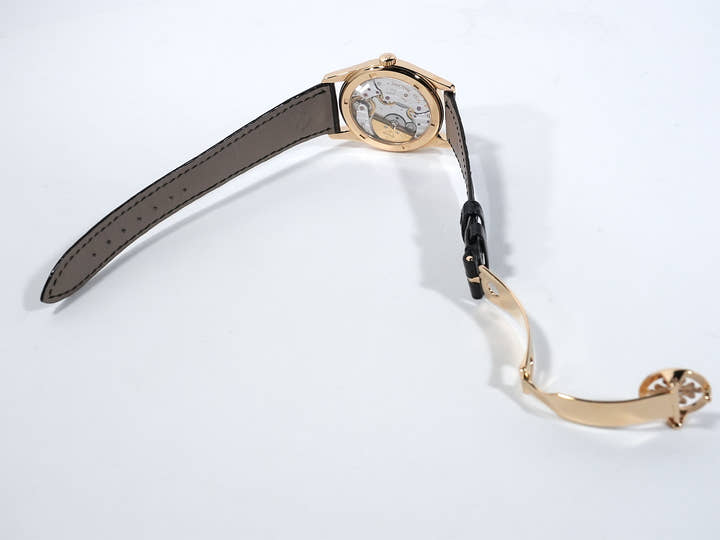 パテックフィリップ カラトラバ Ref.5000J イエローゴールド ブラック文字盤 美中古 o6rm93pd