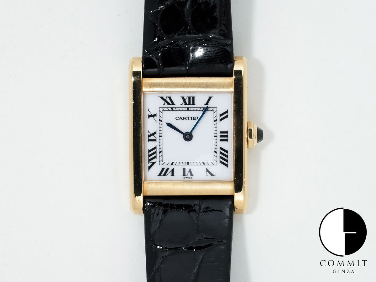 カルティエ タンク ノルマル Ref.78093 イエローゴールド ホワイト文字盤 中古 fzotxguv