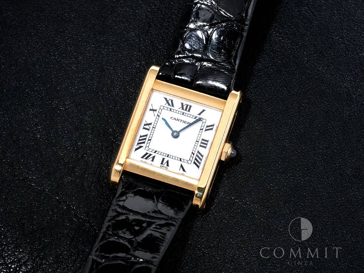 カルティエ タンク ノルマル Ref.78093 イエローゴールド ホワイト文字盤 中古 fzotxguv