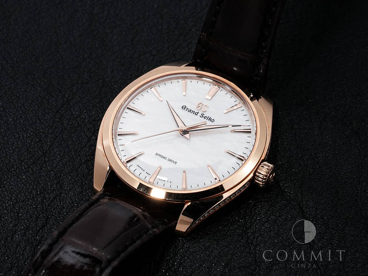 グランドセイコー Elegance Collection 限定モデル Ref.SBGY008 ピンクゴールド 垂り雪文字盤 中古 wohjaebv