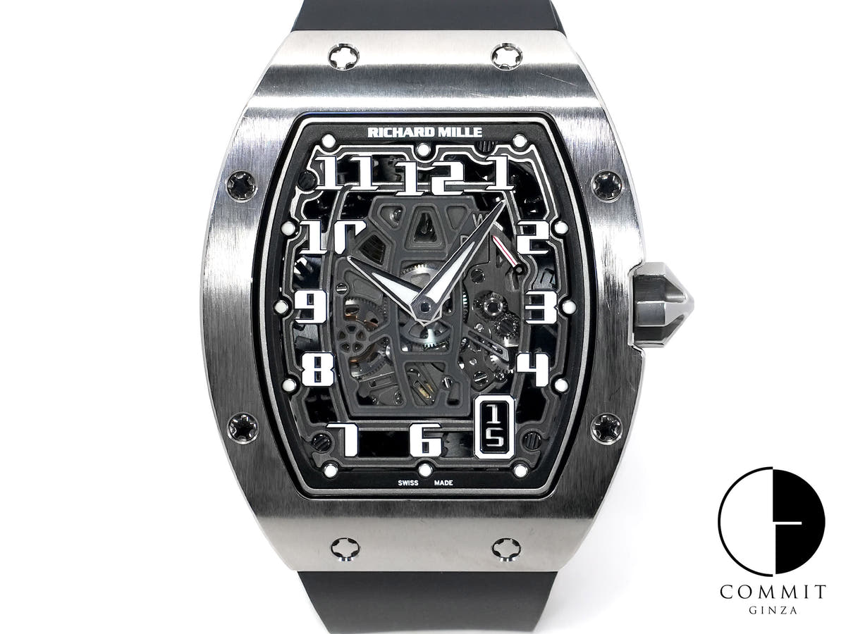 リシャールミル オートマティック Ref.RM67-01 チタン スケルトン文字盤 中古 nhicam4u