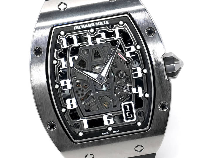 リシャールミル オートマティック Ref.RM67-01 チタン スケルトン文字盤 中古 nhicam4u