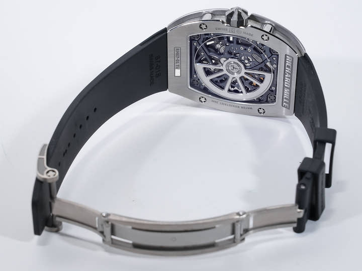 リシャールミル オートマティック Ref.RM67-01 チタン スケルトン文字盤 中古 nhicam4u