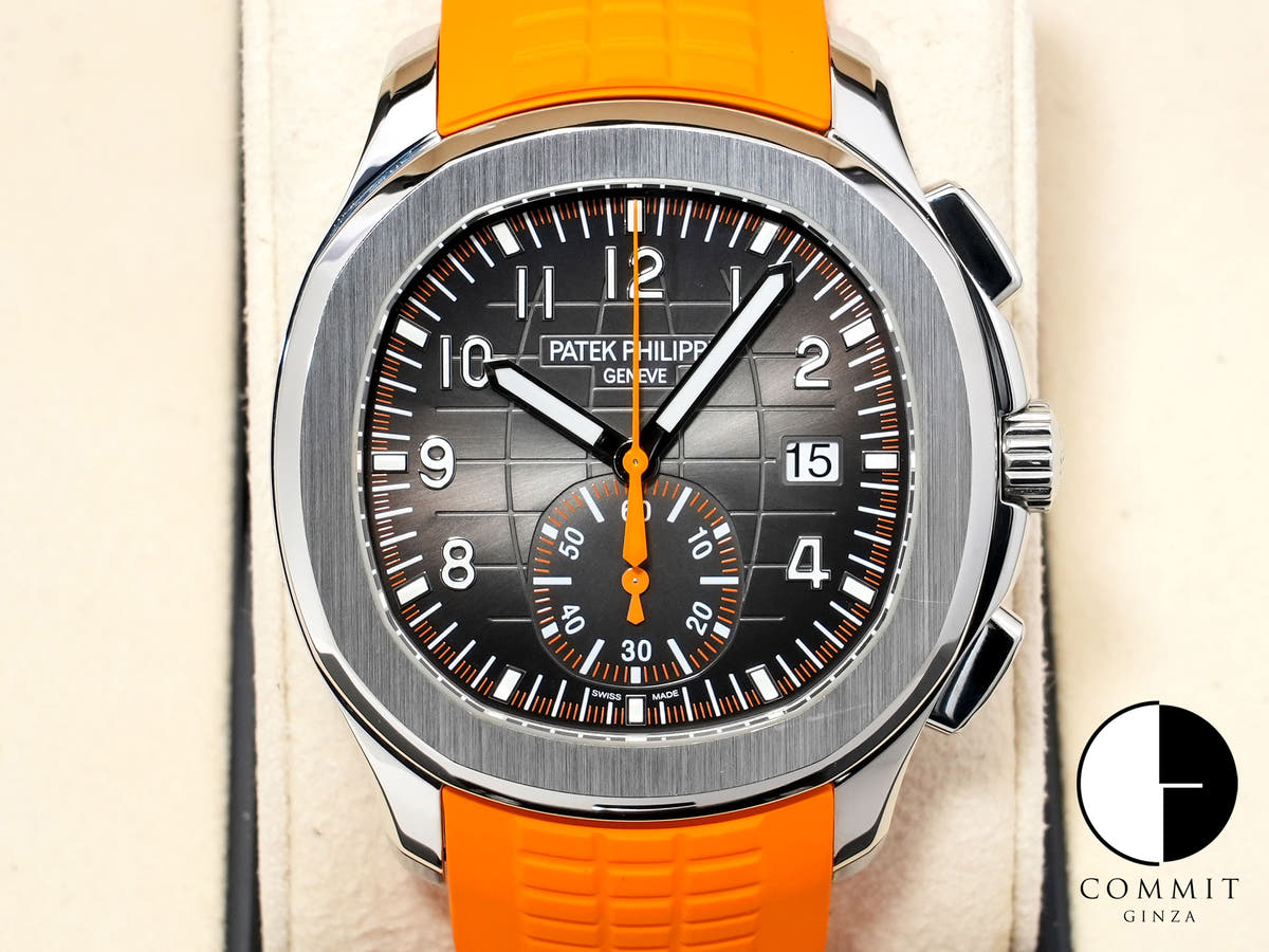 パテックフィリップ アクアノート クロノグラフ Ref.5968A-001 ステンレススチール ブラック文字盤 中古 x9pdru25